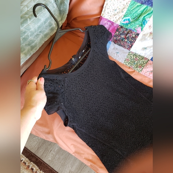 NWOT banana Republic full lace overlay top - Picture 6 of 16